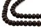 The Bead Chest Bodhi Seed Mala Prayer Beads: Round 12mm Natural Dark Brown